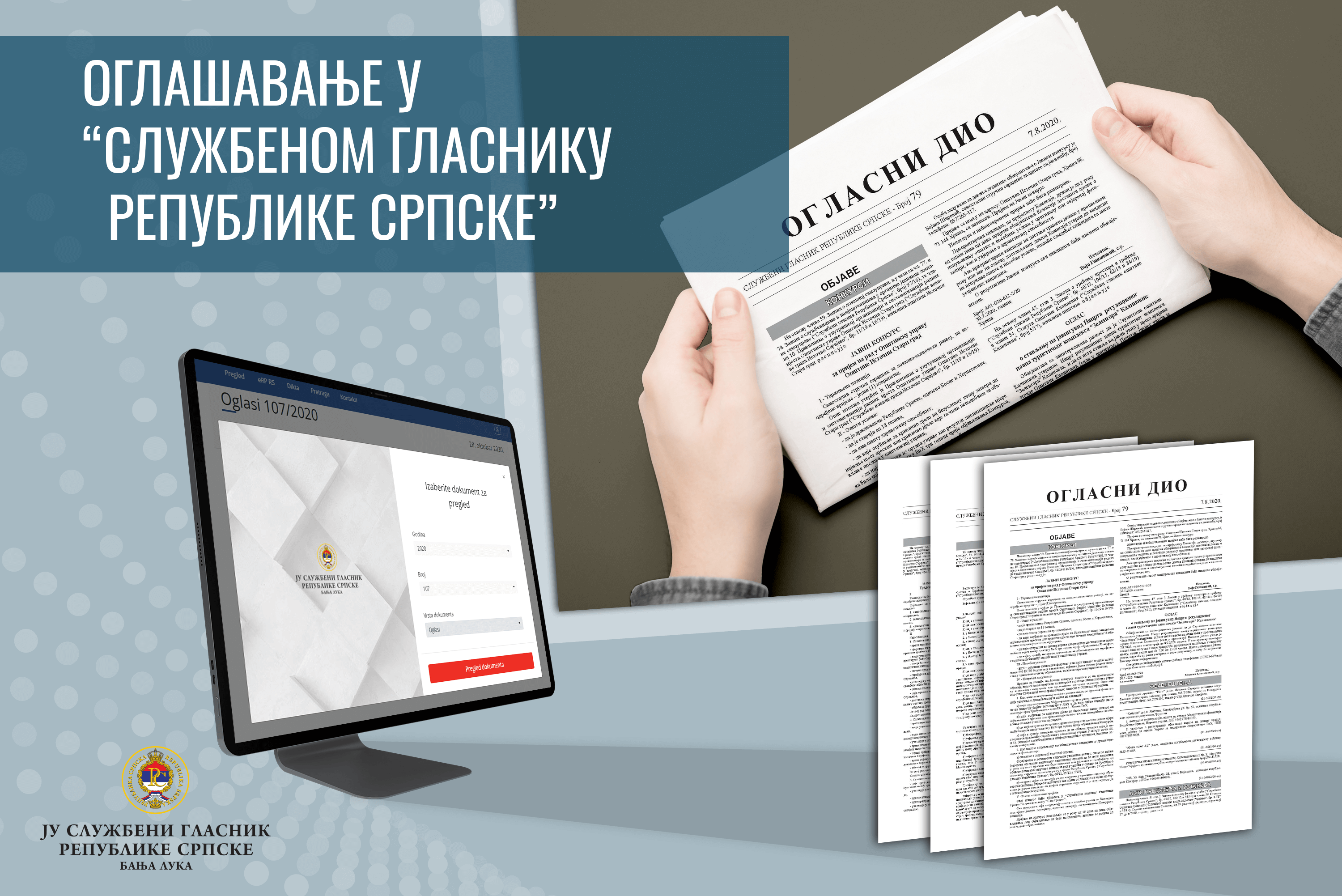 Obјavljen јe "Službeni glasnik Republike Srpske", broј 38/26